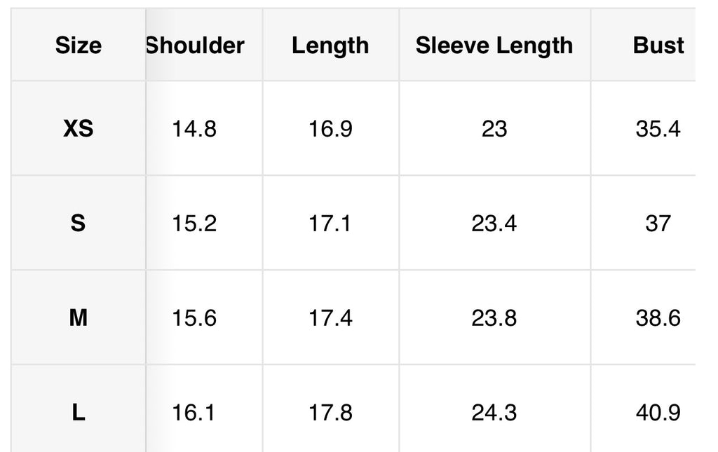 Crop Top Zip Jackets