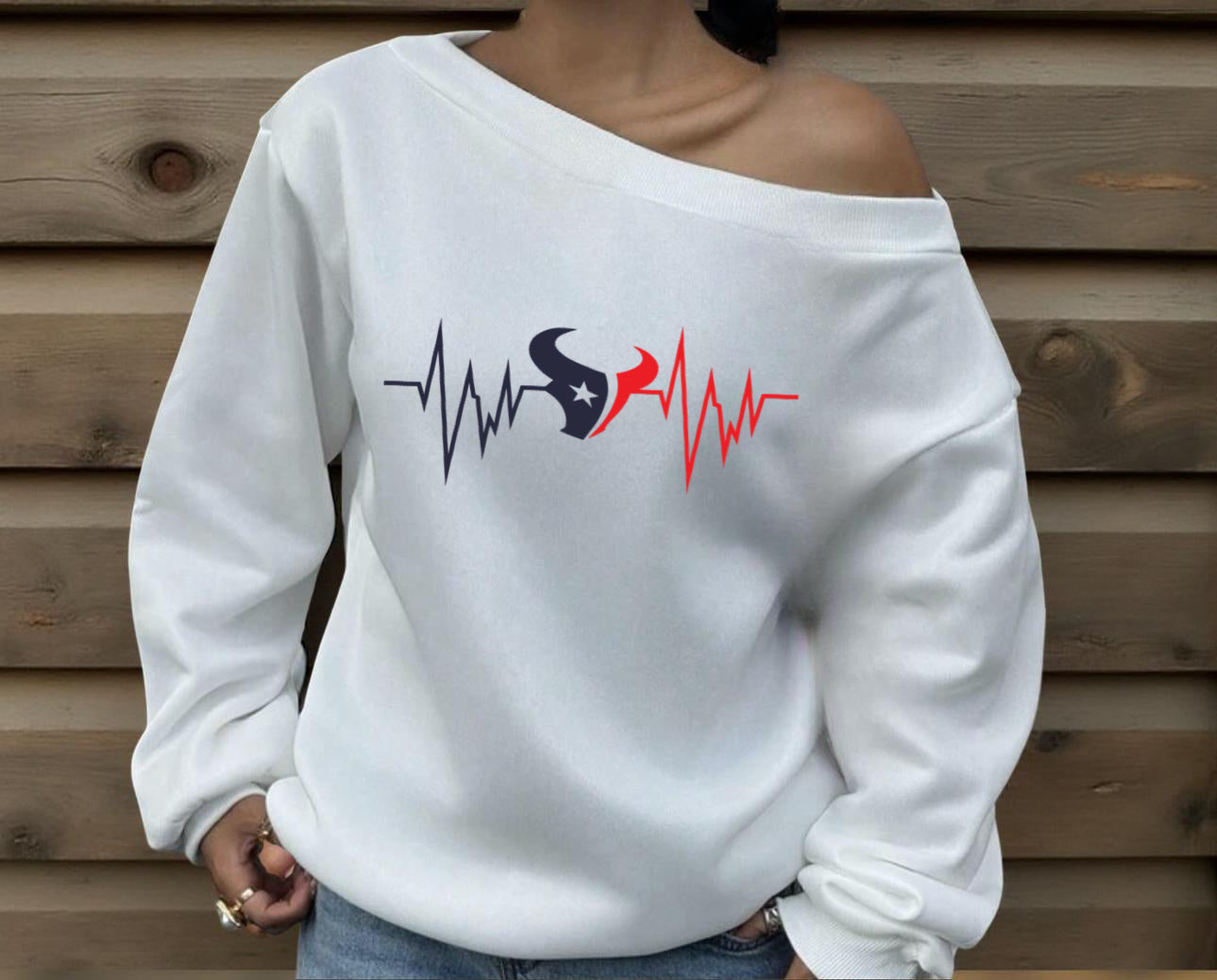 Off shoulder sweater