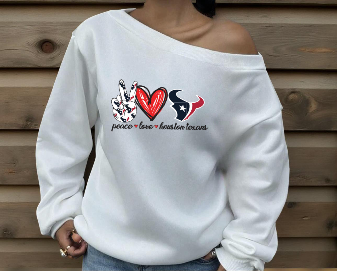Off shoulder sweater